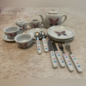 Butterfly Tea for 2 Mini Tea set